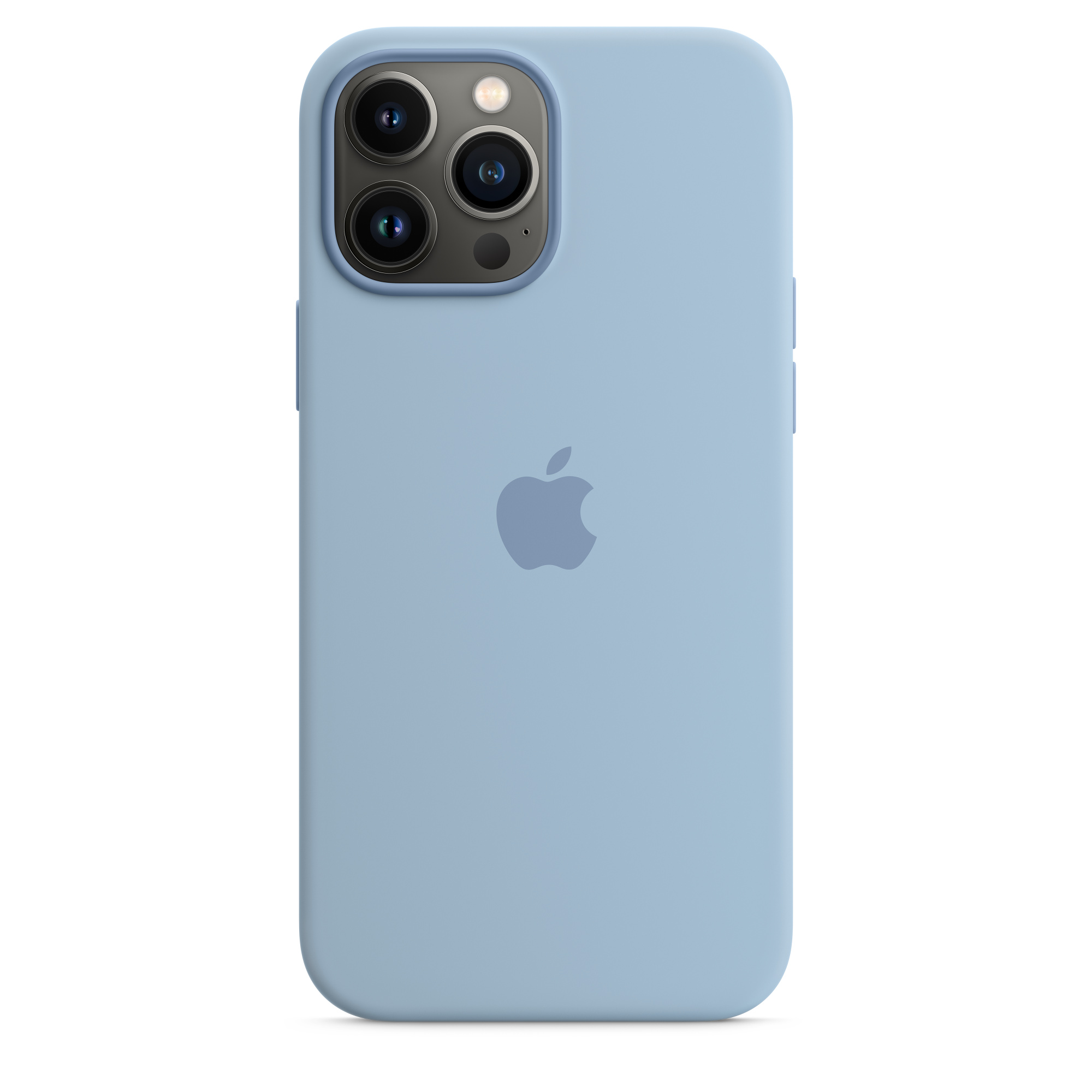 iPhone 13 Pro Max Silicone Case with MagSafe - Blue Fog - Apple